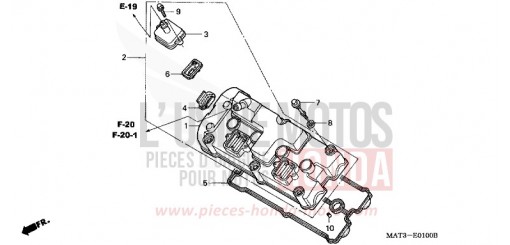 CYLINDER HEAD COVER CBR1100XXV de 1997